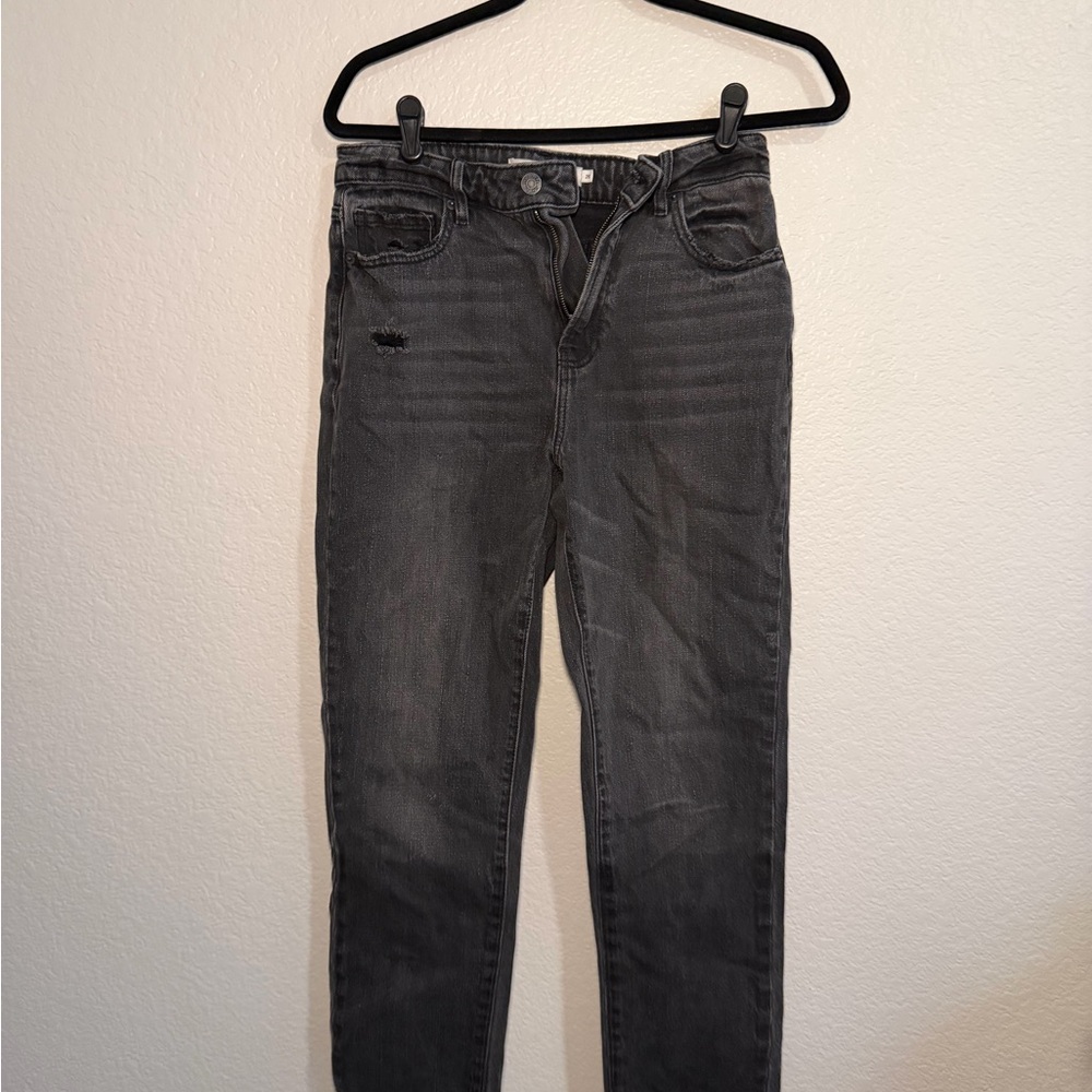 Classic Gray Straight Leg Jeans